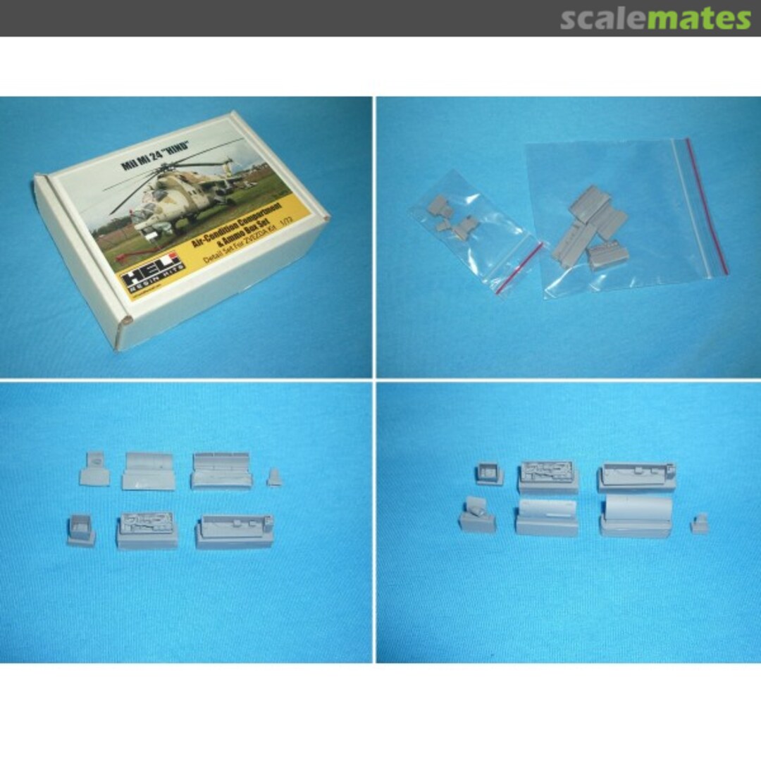 Boxart Mil Mi-24 Hind TC72012 HELI Resin Kits