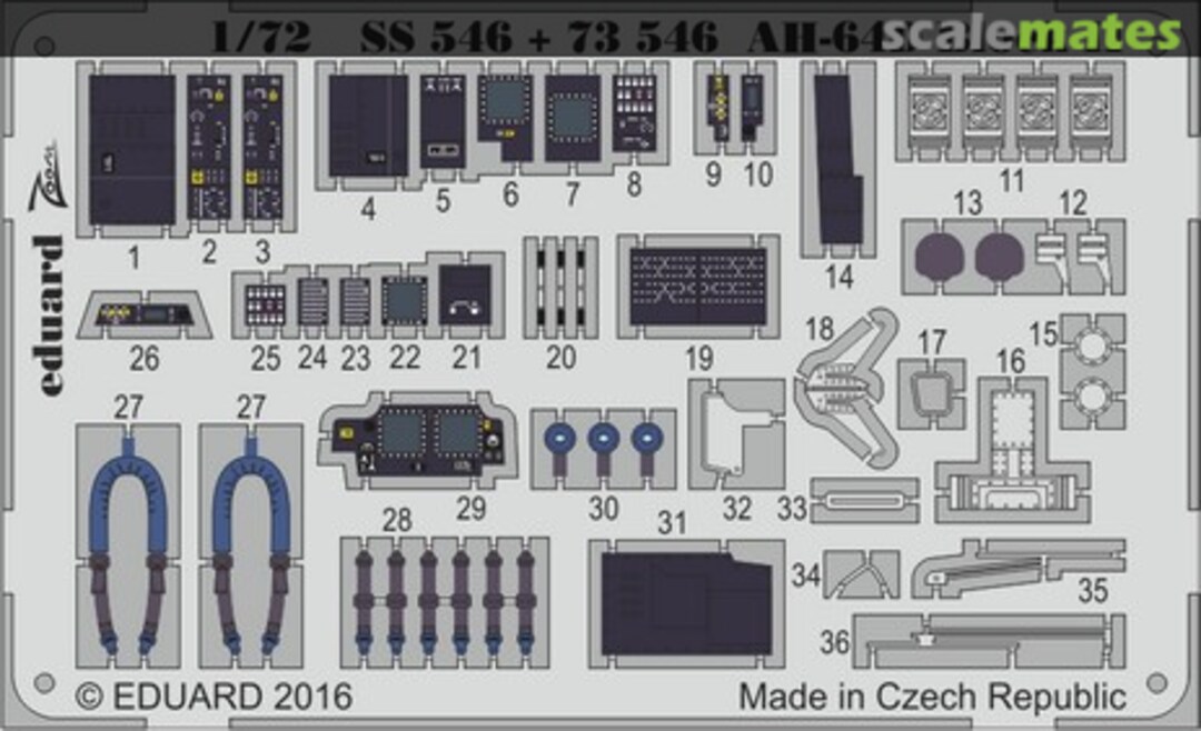 Boxart AH-64D Apache [Block II] - Interior SS546 Eduard