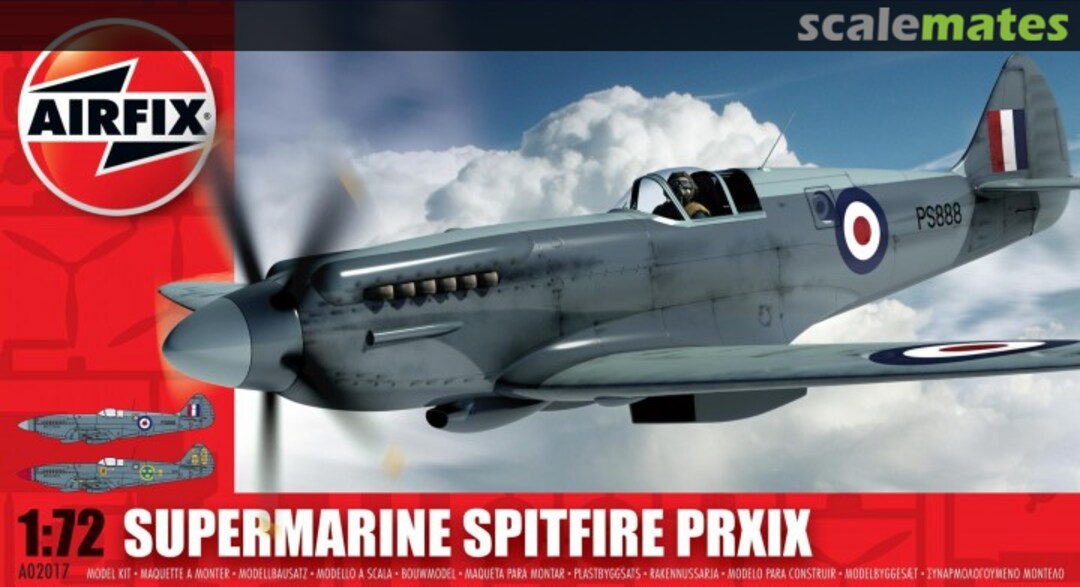 Boxart Supermarine Spitfire PRXIX A02017 Airfix