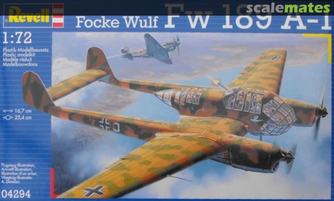 Boxart Focke Wulf Fw 189 A-1 04294 Revell