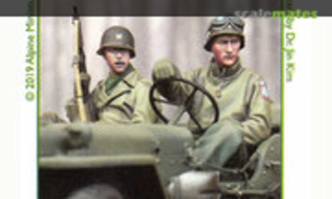 1:35 WW2 US Jeep Crew Set (Alpine Miniatures 35262)