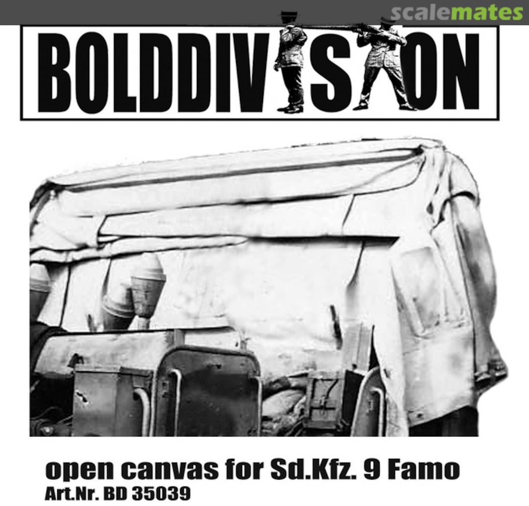 Boxart open canvas for Sd.Kfz. 9 Famo 35039 Bolddivision