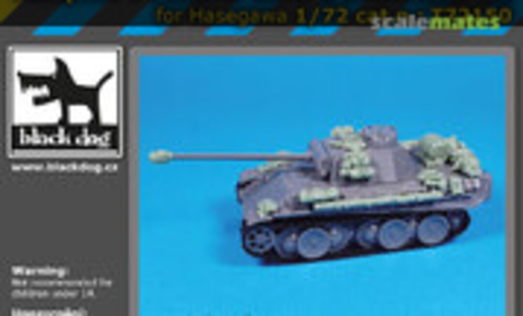 1:72 Pz.Kpfw. V Panther Ausf.G accessories set (Black Dog T72150)