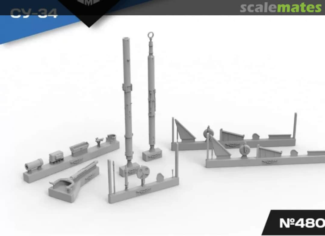 Contents Airfield Tow Bar Su-34 48034 Tempmodels