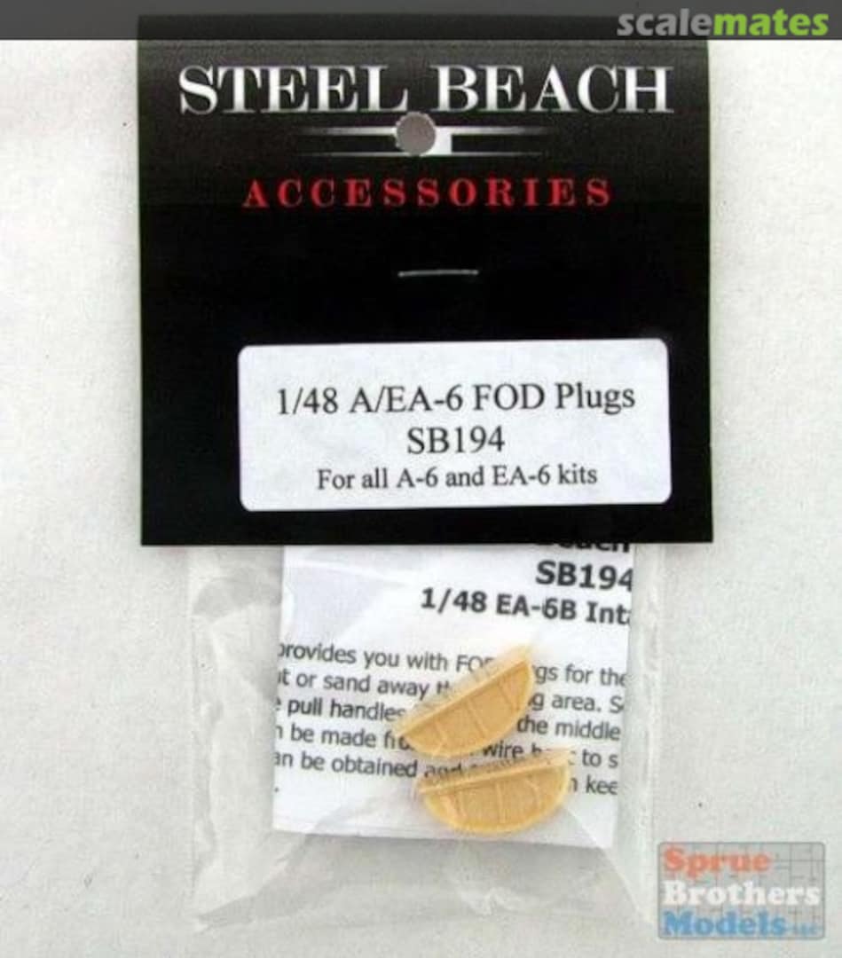 Boxart A-6 Intruder EA-6 Prowler FOD Plugs 48071 Steel Beach