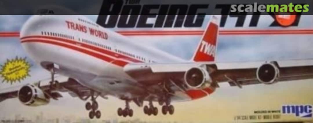 Boxart TWA Boeing 747 1-4753 MPC