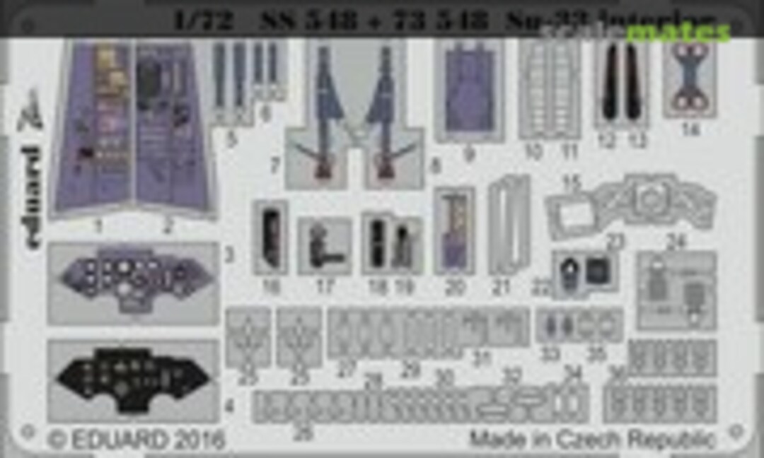 1:72 Su-33 interior (Eduard SS548)