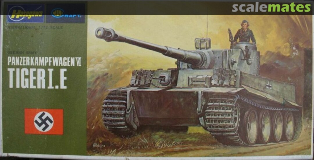 Boxart Panzerkampfwagen VI Tiger I.E 708 Minicraft Hasegawa