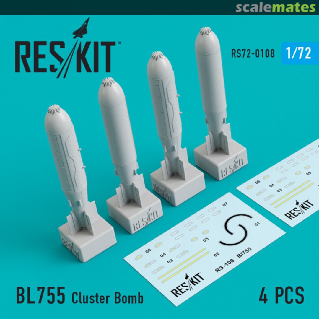 Boxart BL755 Cluster Bomb RS72-0108 ResKit