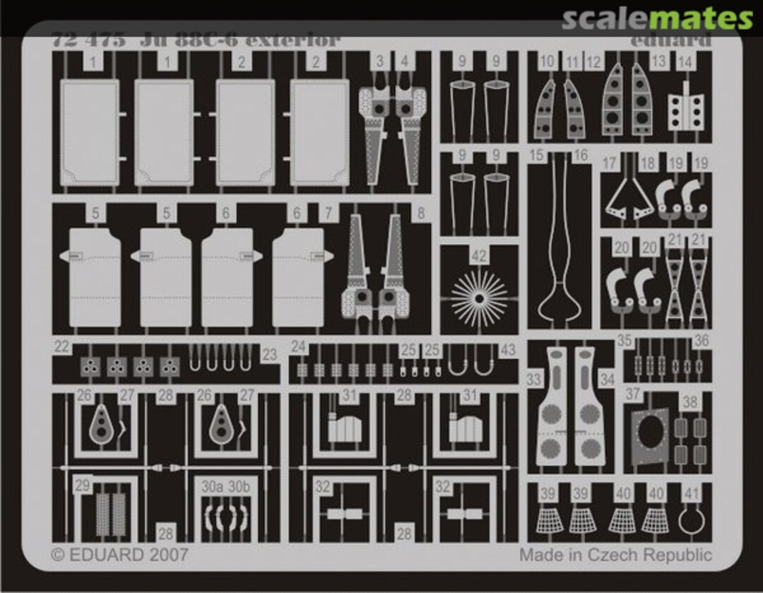 Boxart Ju 88C-6 exterior 72 475 Eduard