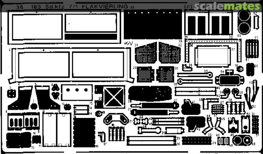 Boxart Sd.Kfz.7/1 Flakvierling 35183 Eduard