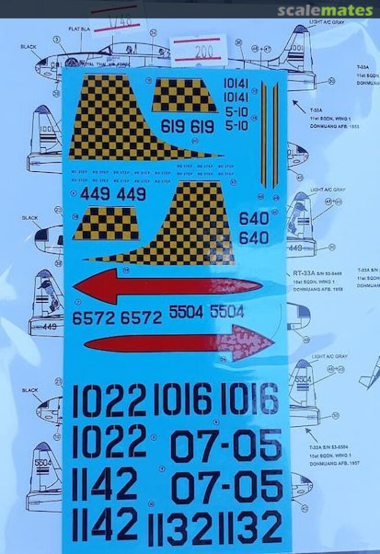 Boxart Lockheed T33A / RT33A Shooting Star 48061 Siam Scale