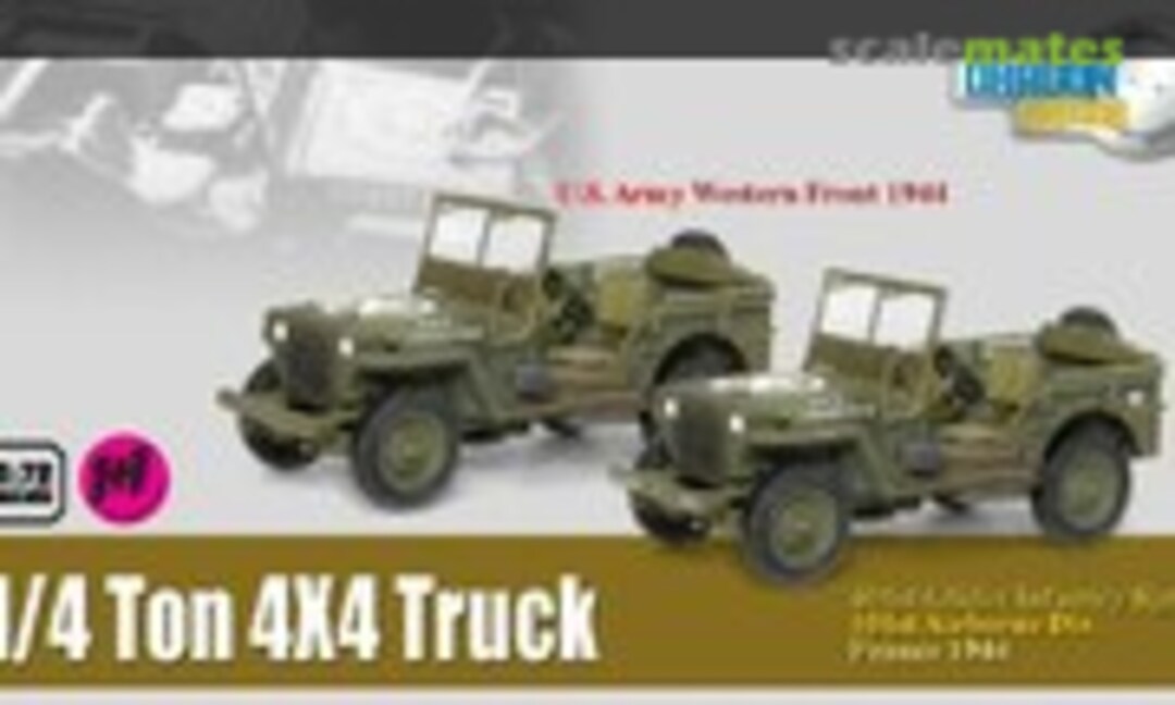 1:72 1/4 Ton 4x4 Truck, U.S. Army Western Front 1944 (Dragon Armor 60505)