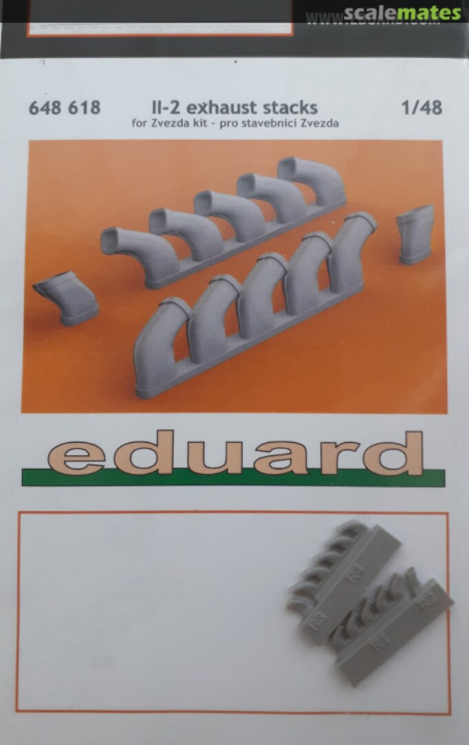 Boxart Il-2 Exhaust Stacks 648618 Eduard