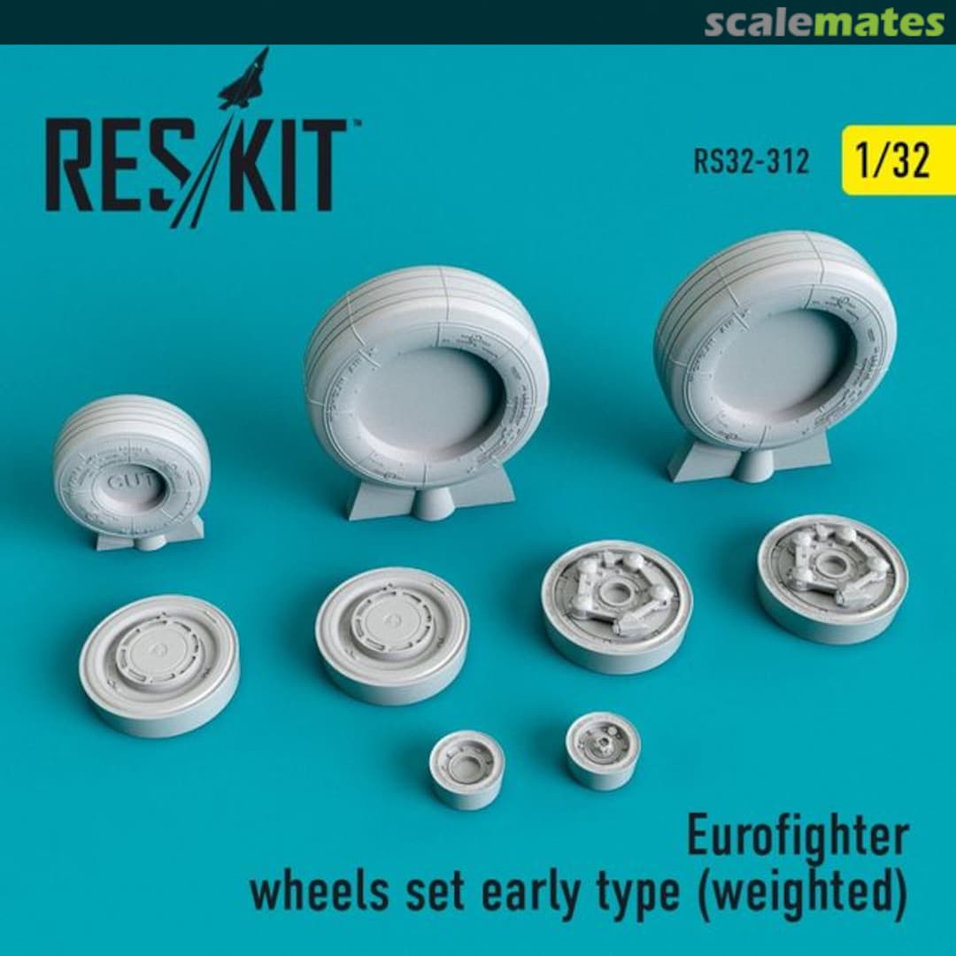 Boxart Eurofighter wheels Early Type (weighted) RS32-0312 ResKit