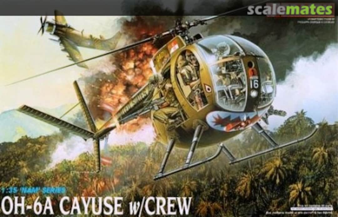 Boxart OH-6A Cayuse w/Crew 3310 Dragon