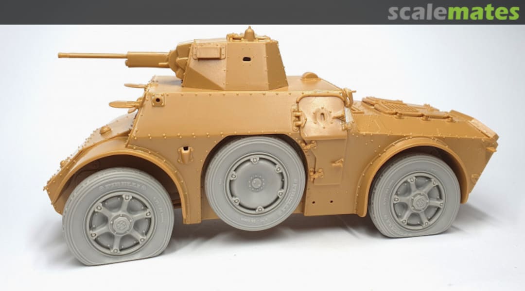 Boxart Autoblinda flat tire set AB 41-43 type 1 AFVs35-010 Pimp my Miniatures