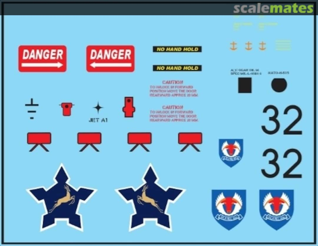 Boxart SAAF Alouette III (Castle / Springbok) MAV-720107 MAV Decals