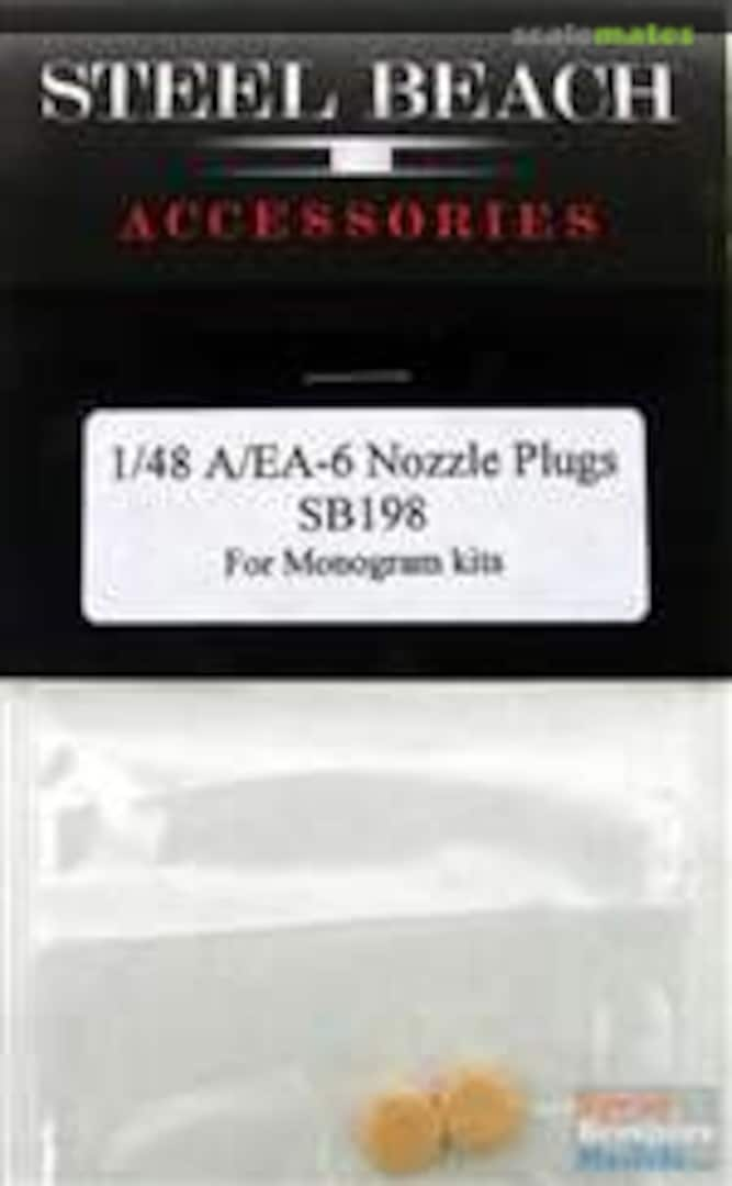 Boxart A-6 Intruder EA-6 Prowler Nozzle Plugs 48075 Steel Beach