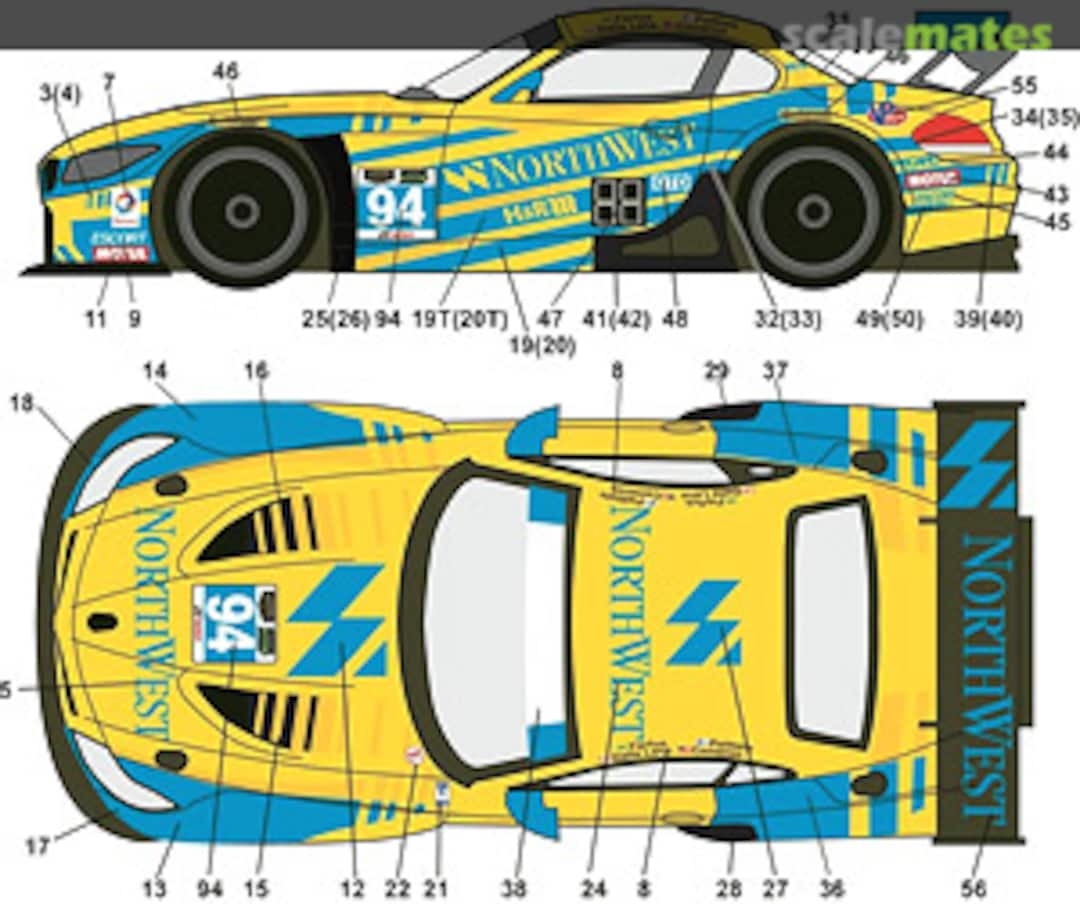 Boxart Turner Motorsports BMW Z4 GTD [2014 Daytona 24h Race] MHS-94 M&S Hobbies