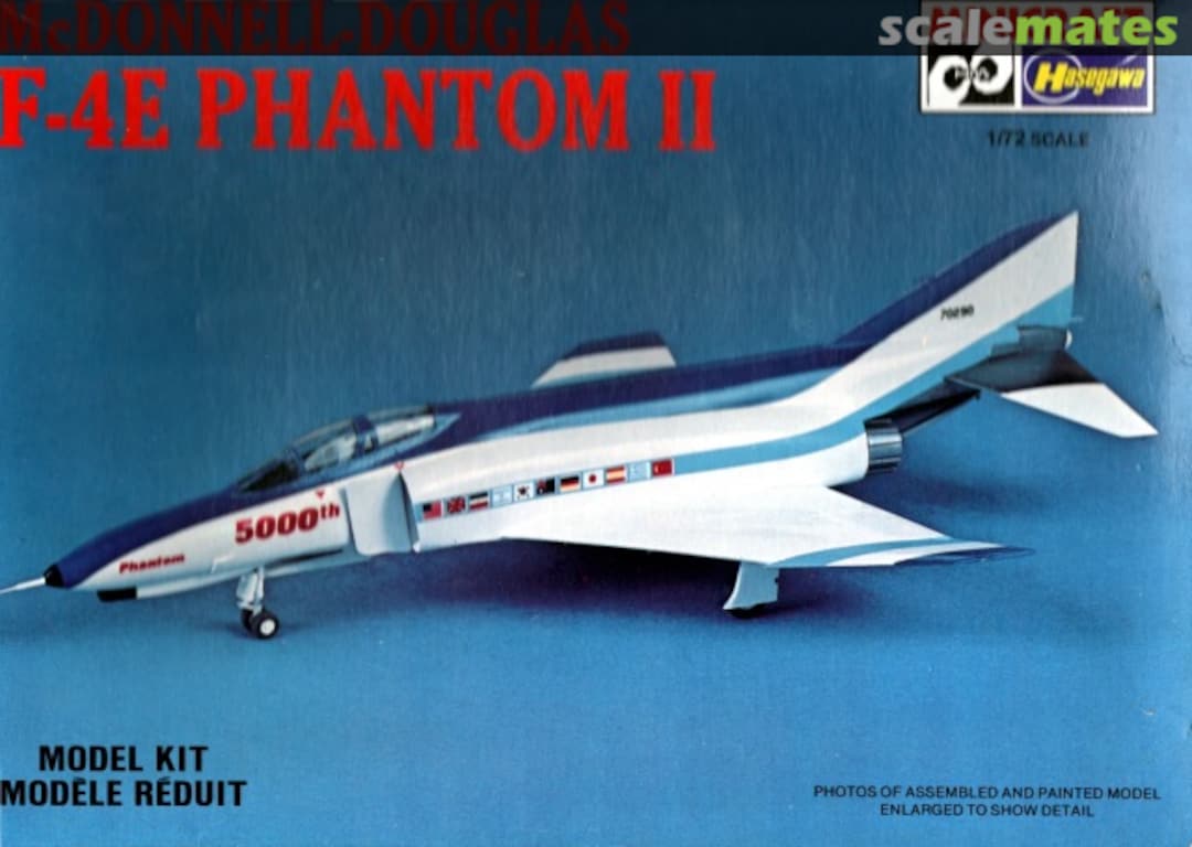 Boxart F-4E Phantom II 1085 Minicraft Hasegawa