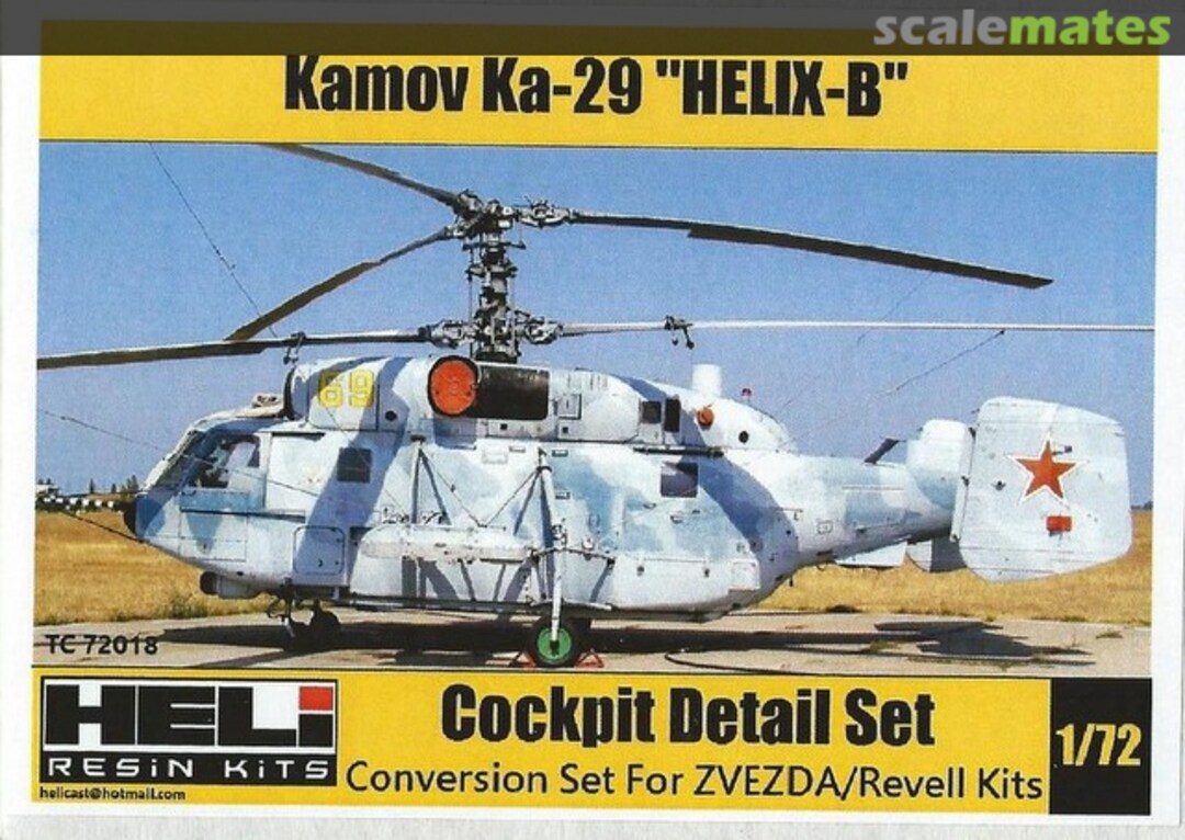 Boxart Kamov Ka-29 Helix-B TC72018 HELI Resin Kits