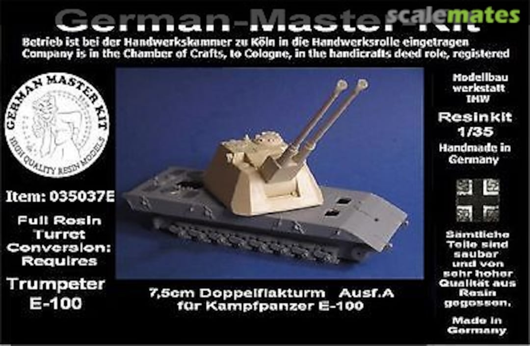 Boxart 7,5cm Doppelflakturm Ausf. A 035037E German Master Kit