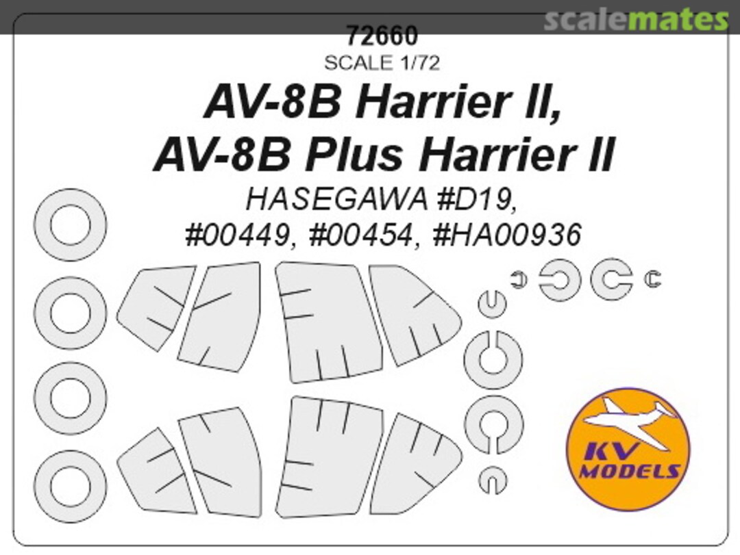 Boxart AV-8B Harrier II / Harrier II Plus 72660 KV Models