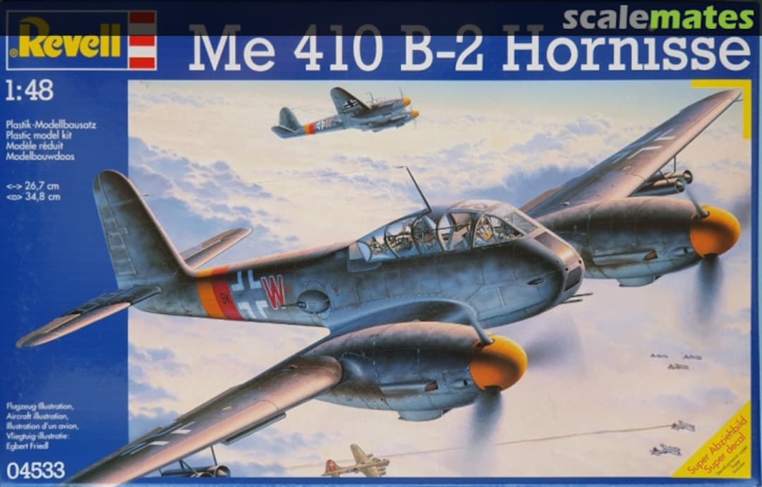 Boxart Me 410 B-2 Hornisse 04533 Revell