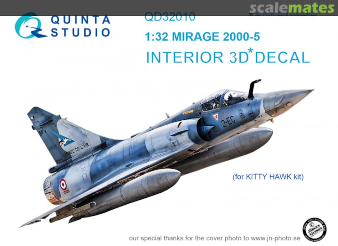 Boxart Mirage 2000-5 Interior 3D Decal QD32010 Quinta Studio