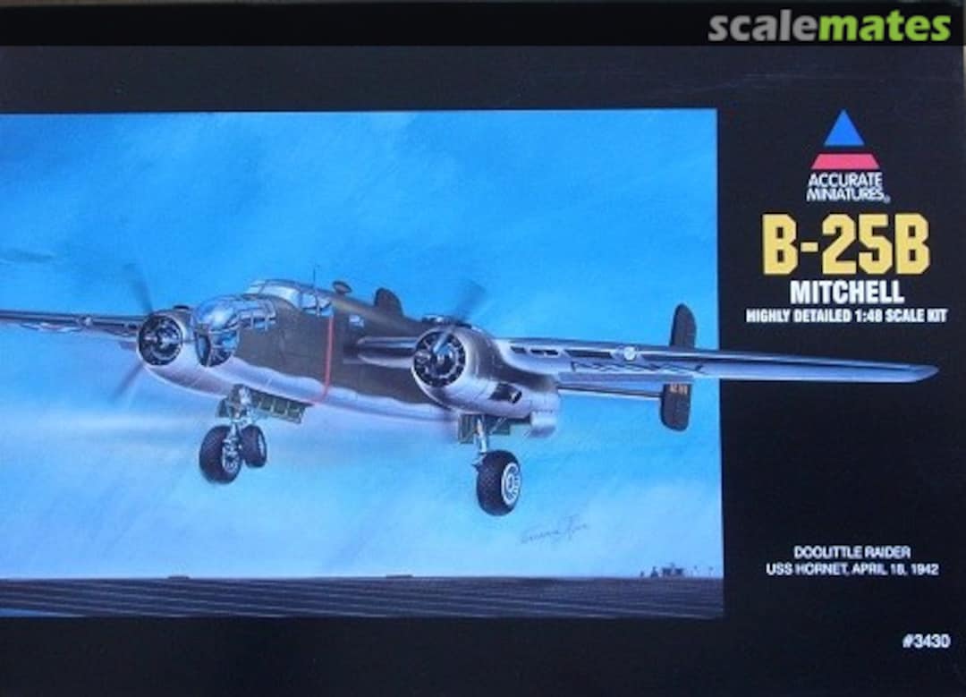 Boxart B-25B Mitchell 3430 Accurate Miniatures