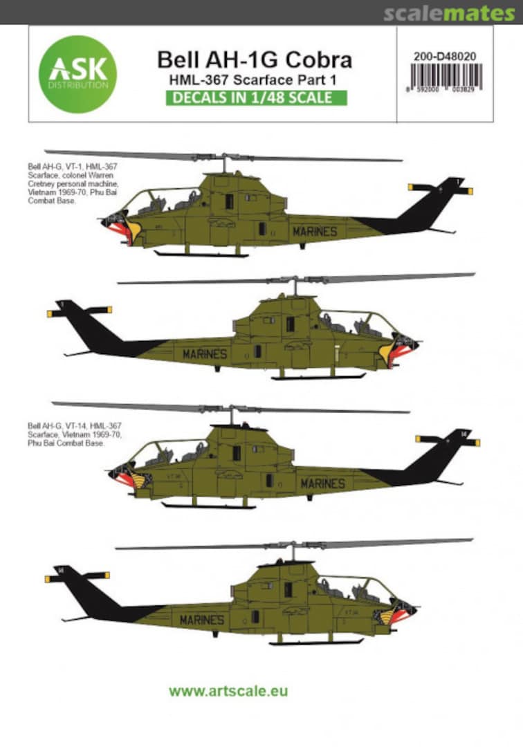 Boxart Bell AH-1G Cobra 200-D48020 ASK