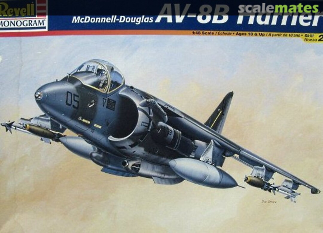 Boxart AV-8B Harrier 85-5448 Revell Monogram