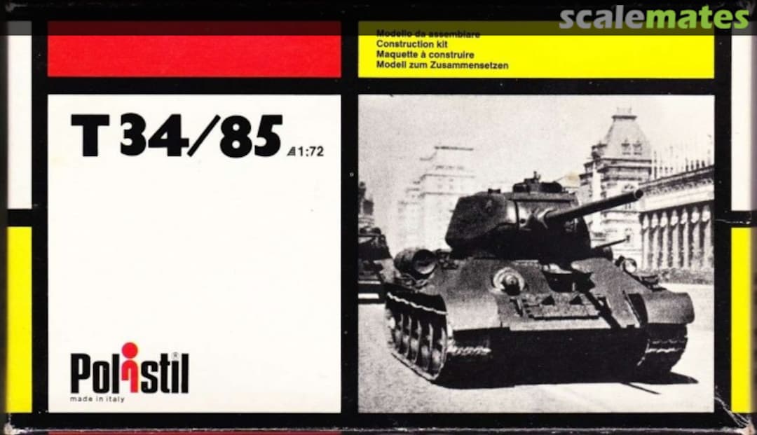 Boxart T34/85 KB1 Polistil