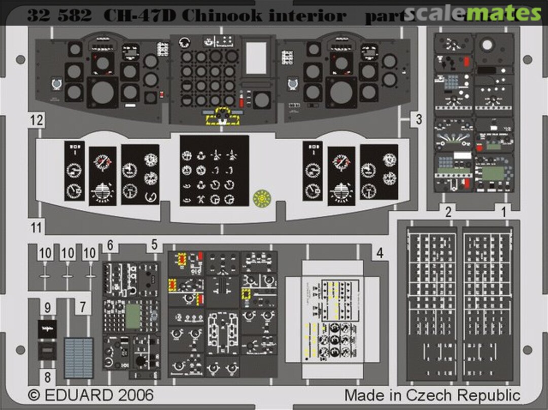 Boxart CH-47D Chinook Interior 32582 Eduard