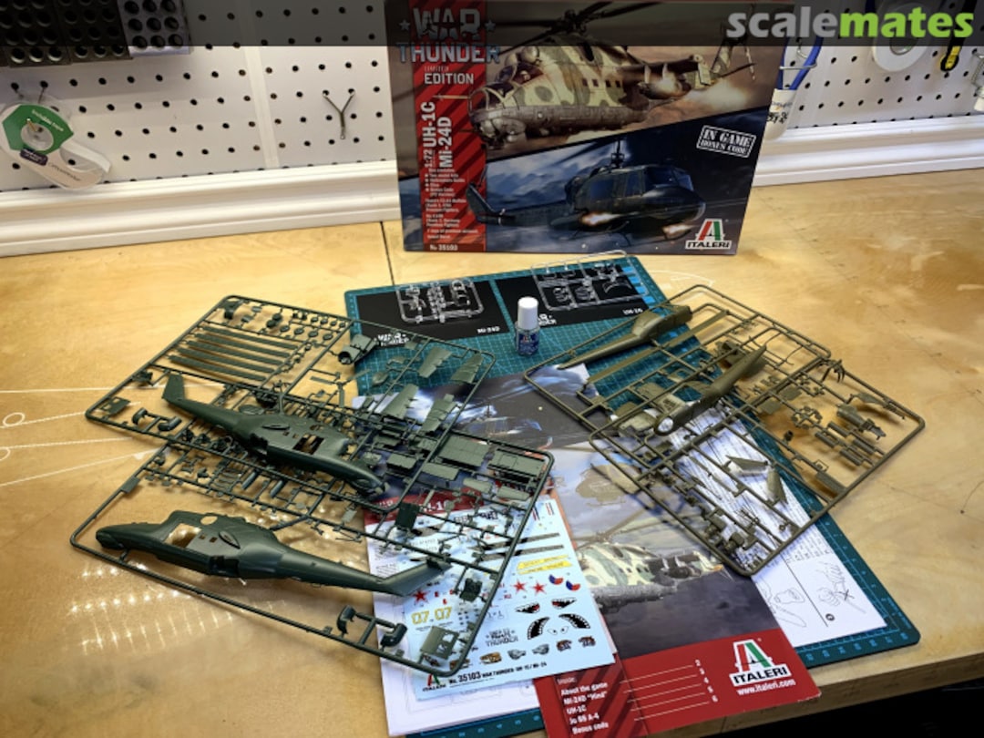 Contents UH-1C & MI-24D 35103 Italeri