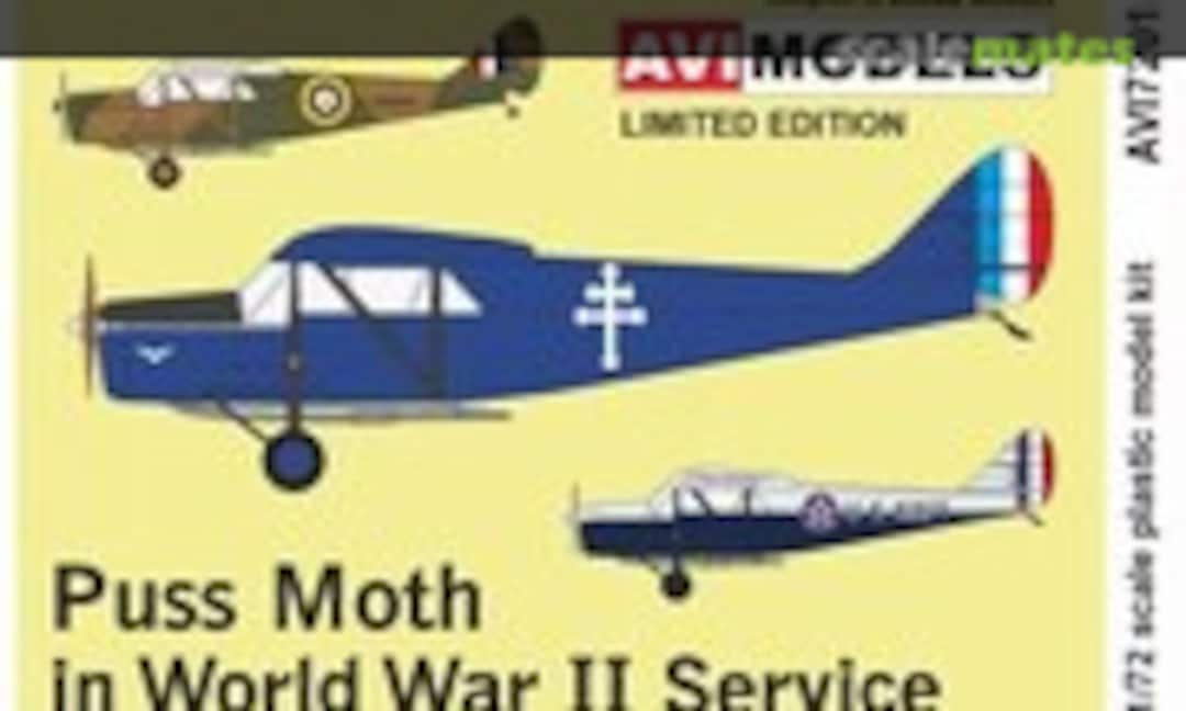 1:72 Puss Moth in World War II Service (AVI Models AVI72015)