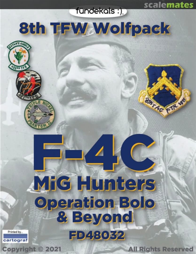 Boxart 8th TFW Wolfpack F-4C MiG Hunters FD48032 fündekals