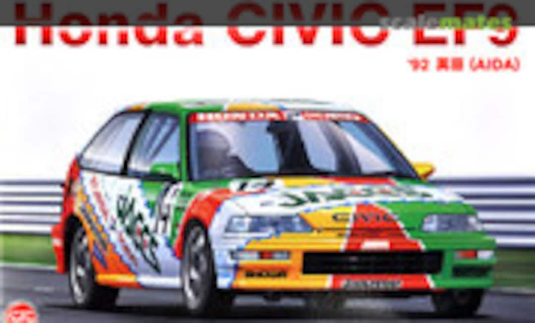 1:24 Honda Civic EF9 Group A sponsored by JACCS - 1992 (NuNu Model Kit  PN24021)