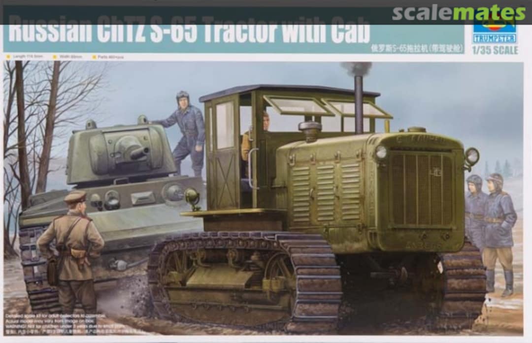 Boxart ChTZ S-65 Tractor 05539 Trumpeter