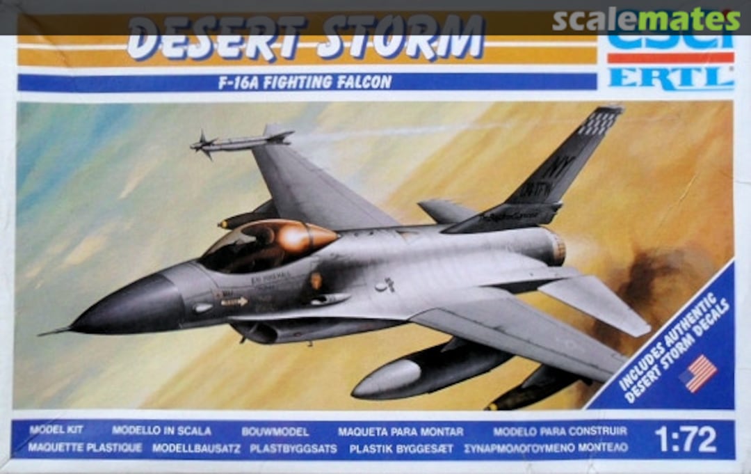 Boxart F-16A Fighting Falcon 9120 ESCI/ERTL