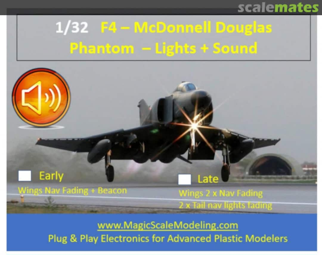 Boxart F4 Phantom - Lights and Sound  MSM-038 Magic Scale Modeling