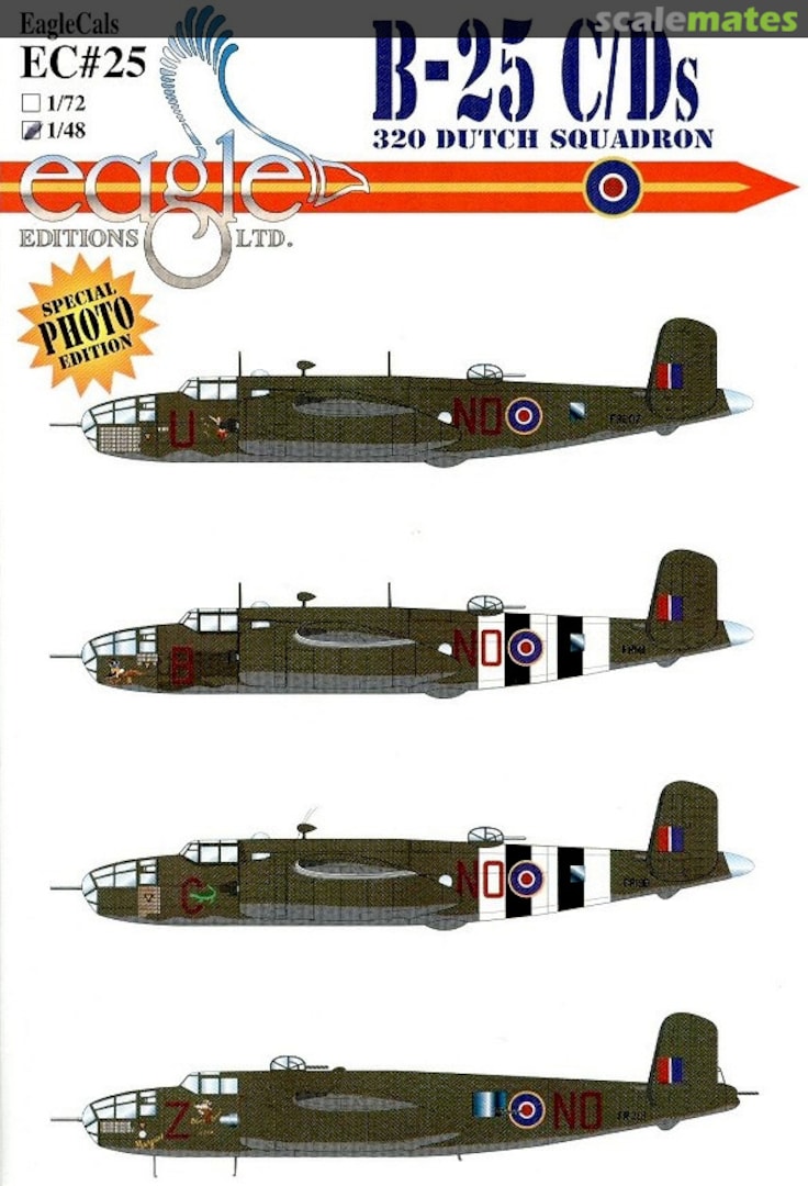 Boxart B-25 C/Ds EagleCals EC48-25 Eagle Editions