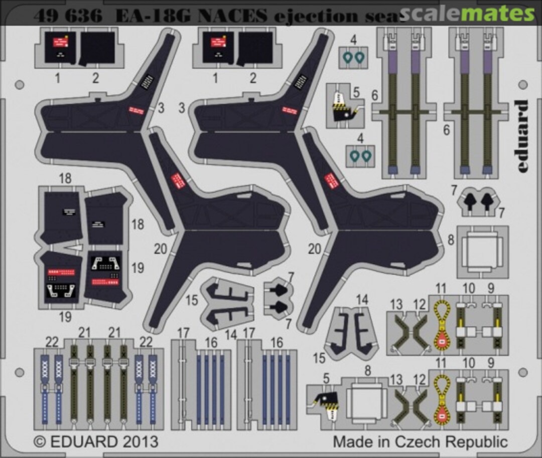 Boxart Boeing EA-18G NACES ejection seat 49636 Eduard