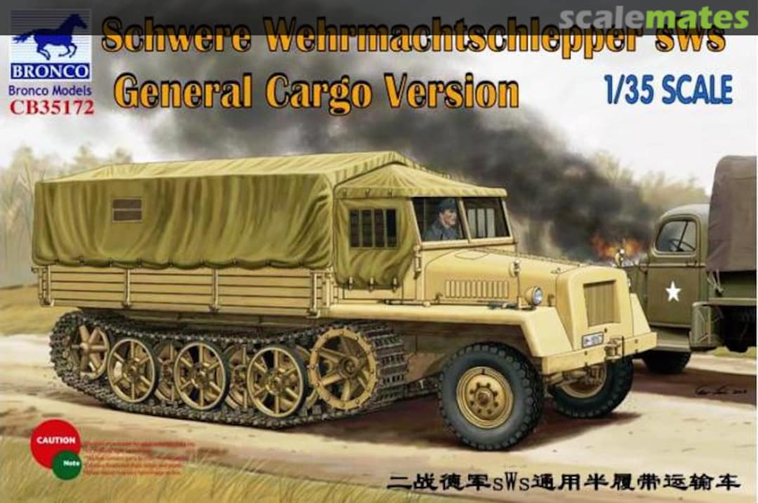 Boxart Schwere Wehrmachtschlepper sWs CB35172 Bronco