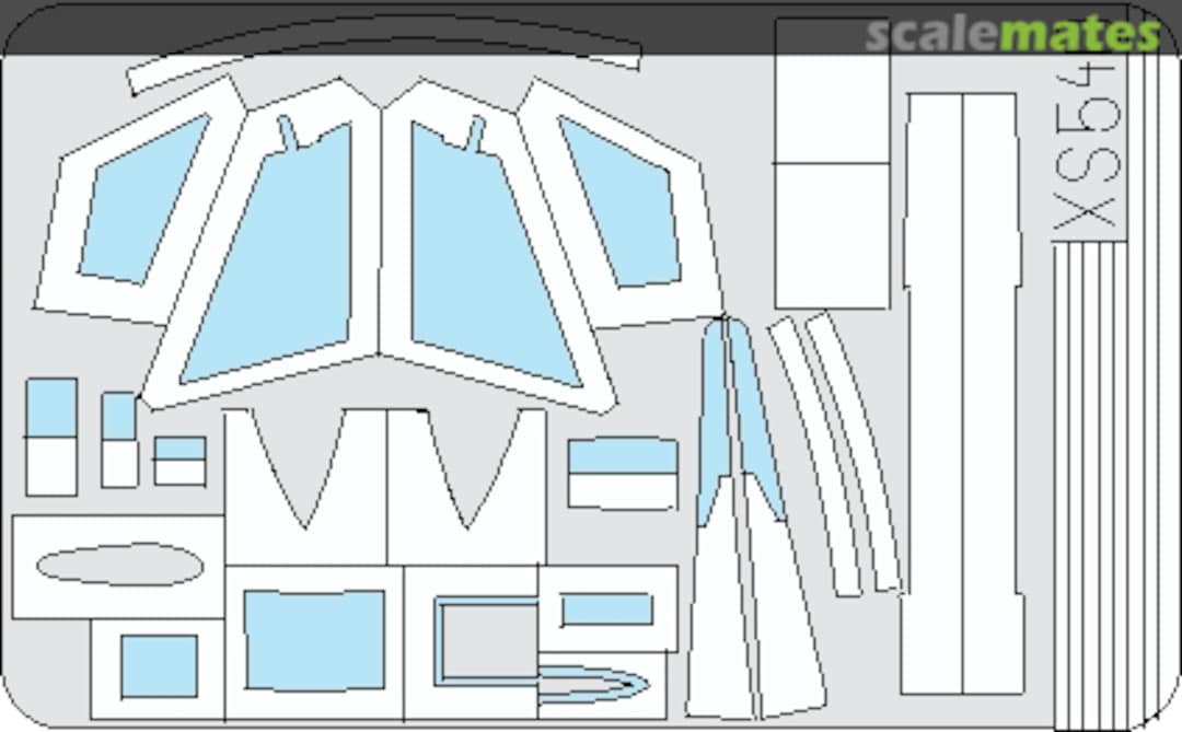 Boxart F-104 surface panels XS540 Eduard