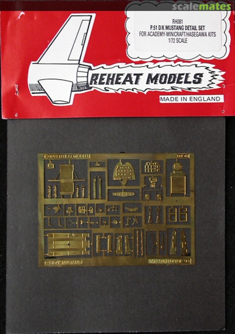 Boxart P-51D/K Mustang RH081 Reheat Models