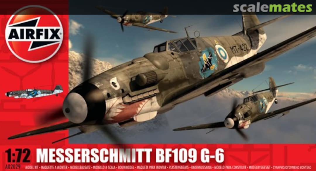 Boxart Messerschmitt Bf109 G-6 A02029 Airfix