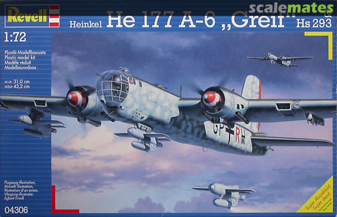 Boxart Heinkel He 177 A-6 "Greif" & Hs 293 04306 Revell