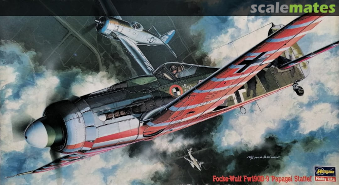 Boxart Focke-Wulf Fw190D-9 "Papagei Staffel" 09151 Hasegawa